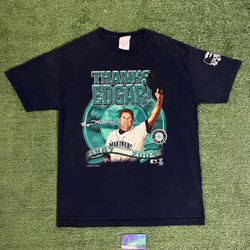 Vintage 2000s Seattle mariners Edgar Martinez  farewell tee