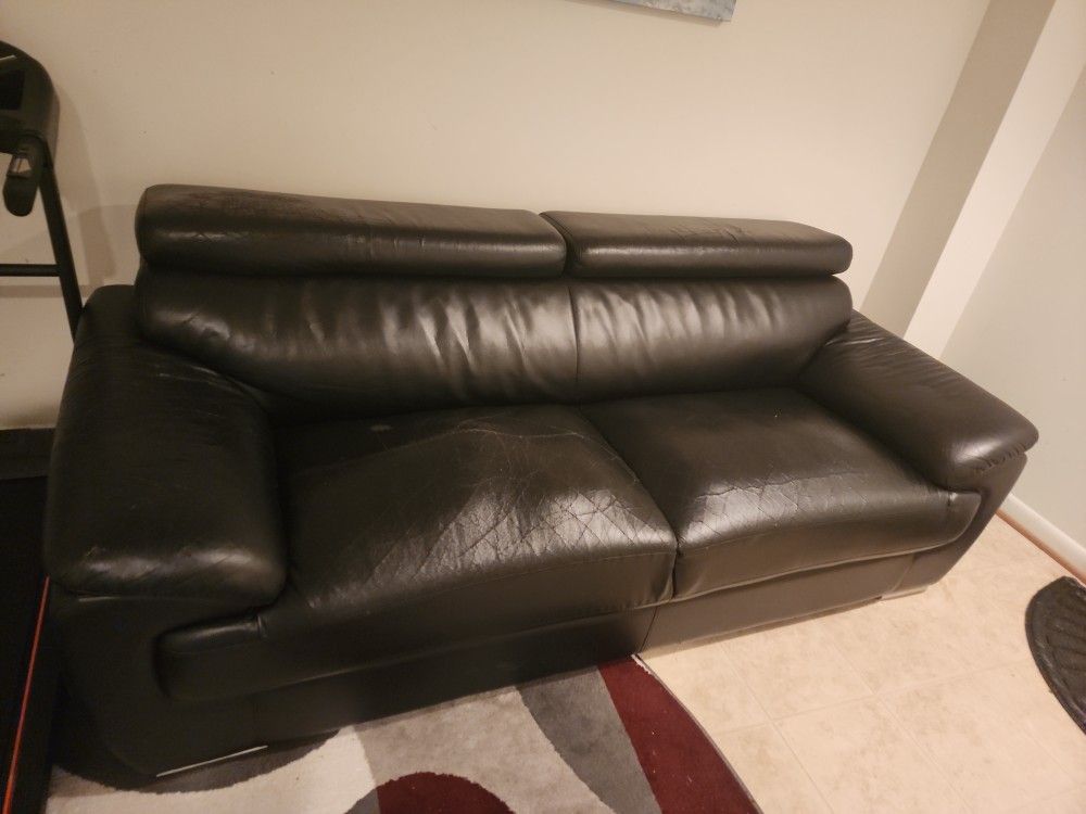 One Love Seat , a 3 Seater Couch and a Small Deep Freezer 