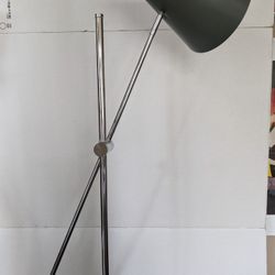 Industrial Loft Matte Gray Cone Steel Adjustable Task Floor Lamp