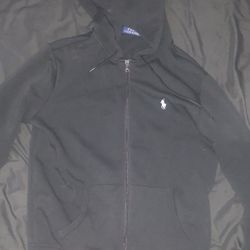 Black Polo Hoodie