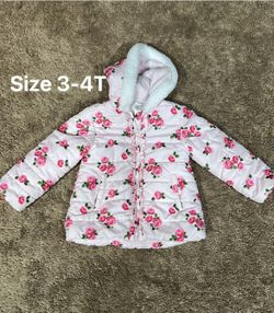 Toddler Girl Puffer Jacket Side 3-4T