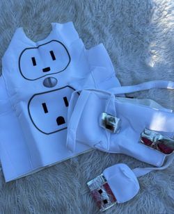 Couple plug and socket costume