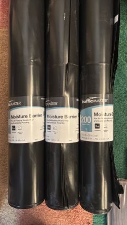 Traffic Master Moisture Barrier 200 sq. ft. Rolls x3