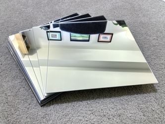 Square Glass Mirrors - Set of 11