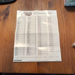 Pokemon White Flare Full Base Set With List
