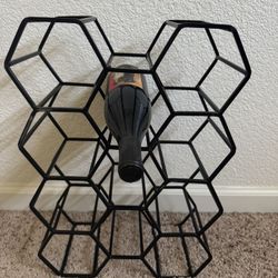 Modern Metal Wine Rack – 13x18x6 