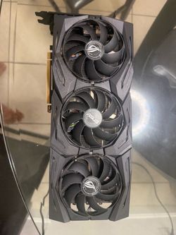RTX 2080 SÚPER 8gb ASUS ROG Strix Graphics Card Triple Fan
