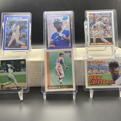 Ken Griffey Jr. Rookie And 5 Other Baseball Cards