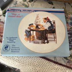 Norman Rockwell’s “For A Good Boy” Authentic Collector’s Plate