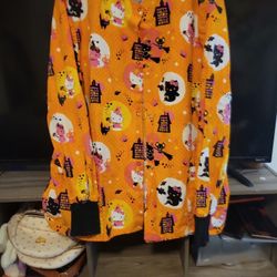 Hello Kitty Halloween Scrub Jacket 