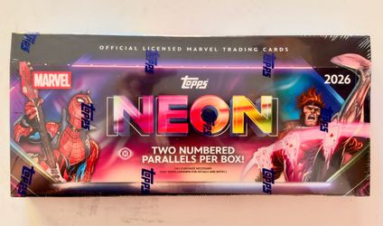 2026 Topps Marvel Neon Trading Cards Hobby Box