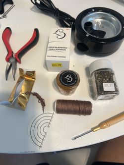 Hair Extensions Tools. Keratin,pins,elastic Keratin Machine Etc