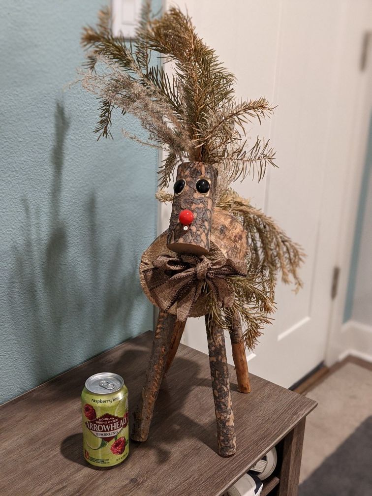 Christmas Elk Decor made of Wood