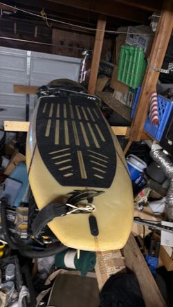 Nice 9’ triple stringer longboard