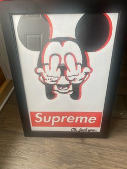 Supreme Mickey Mouse Art