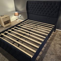 Queen Bed Frame and Headboard 