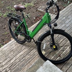 Bicicleta Eléctrica Seminueva Con Todos Sus Accesorios 1600$