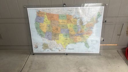 U S.  Map  50 States.