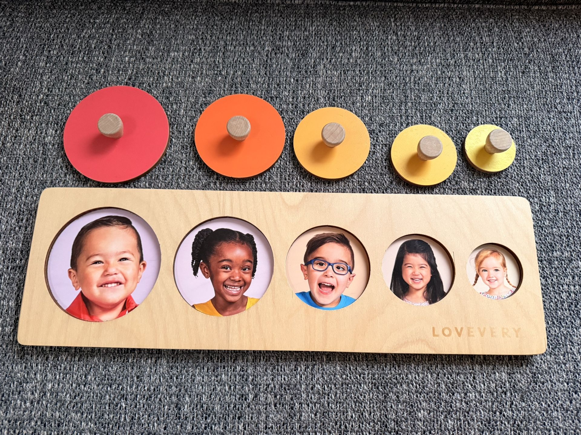 Lovevery Circle of Friends Wooden Puzzle
