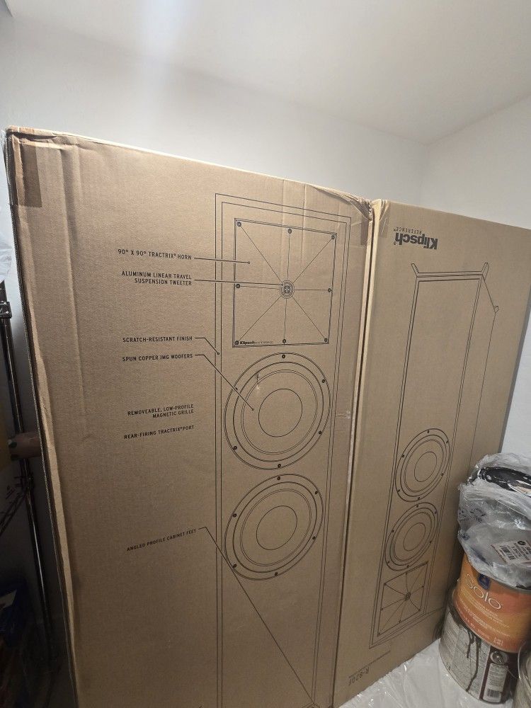 Klipsch R 820f 2 Speakers Brand New In The Unopened Box