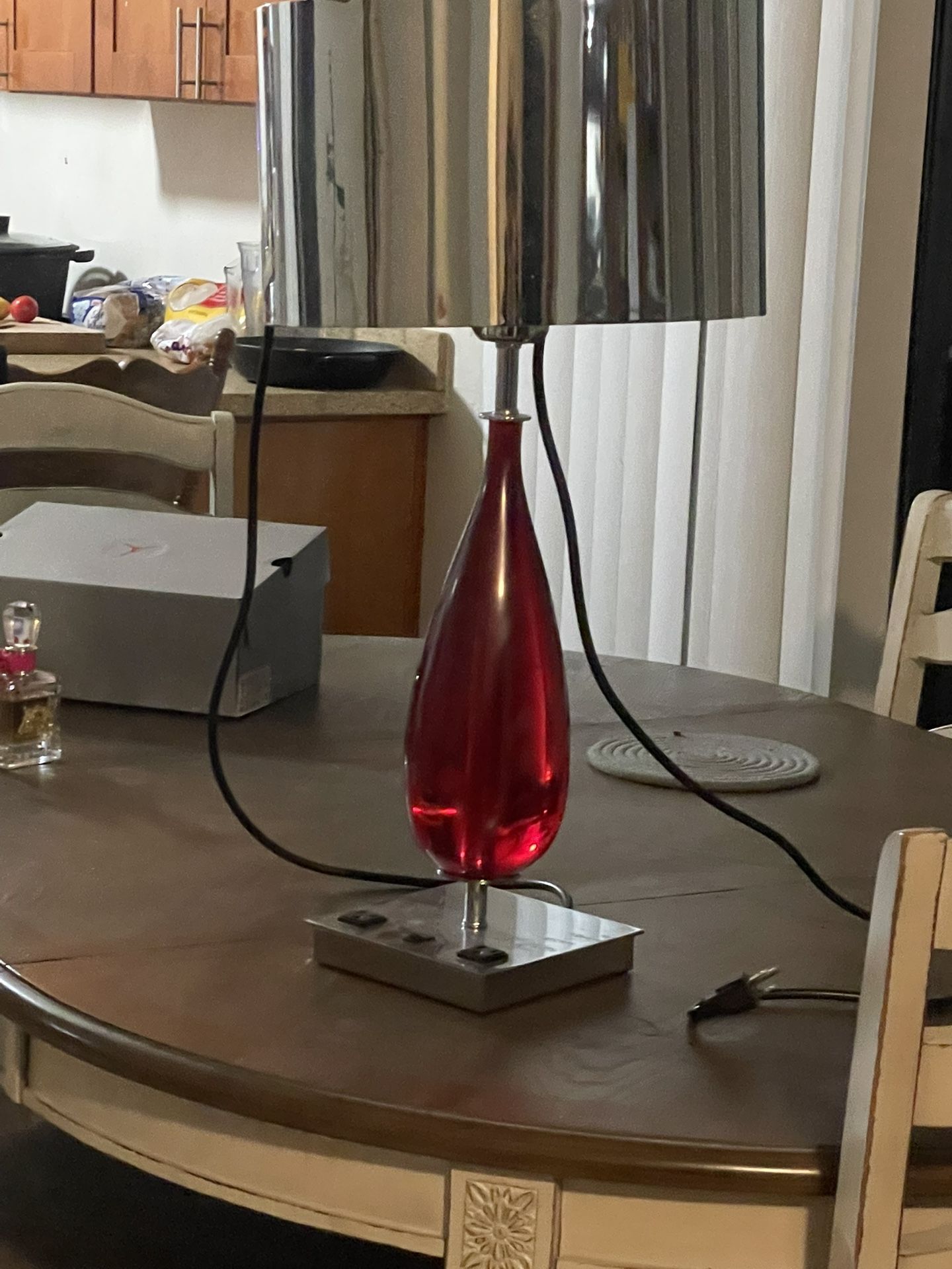 Nice Lamp Has Charging Station