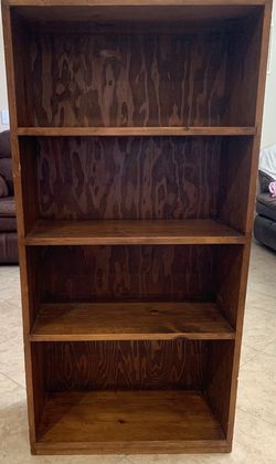 Wooden Bookshelf