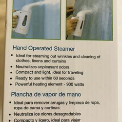 ProAid Portable Handheld Fabric Steamer, Fast Heat-Up 900W Travel Garment Steamer, Mini Clothes Steamer Suitable for Travel and Home with 140 ml Capac