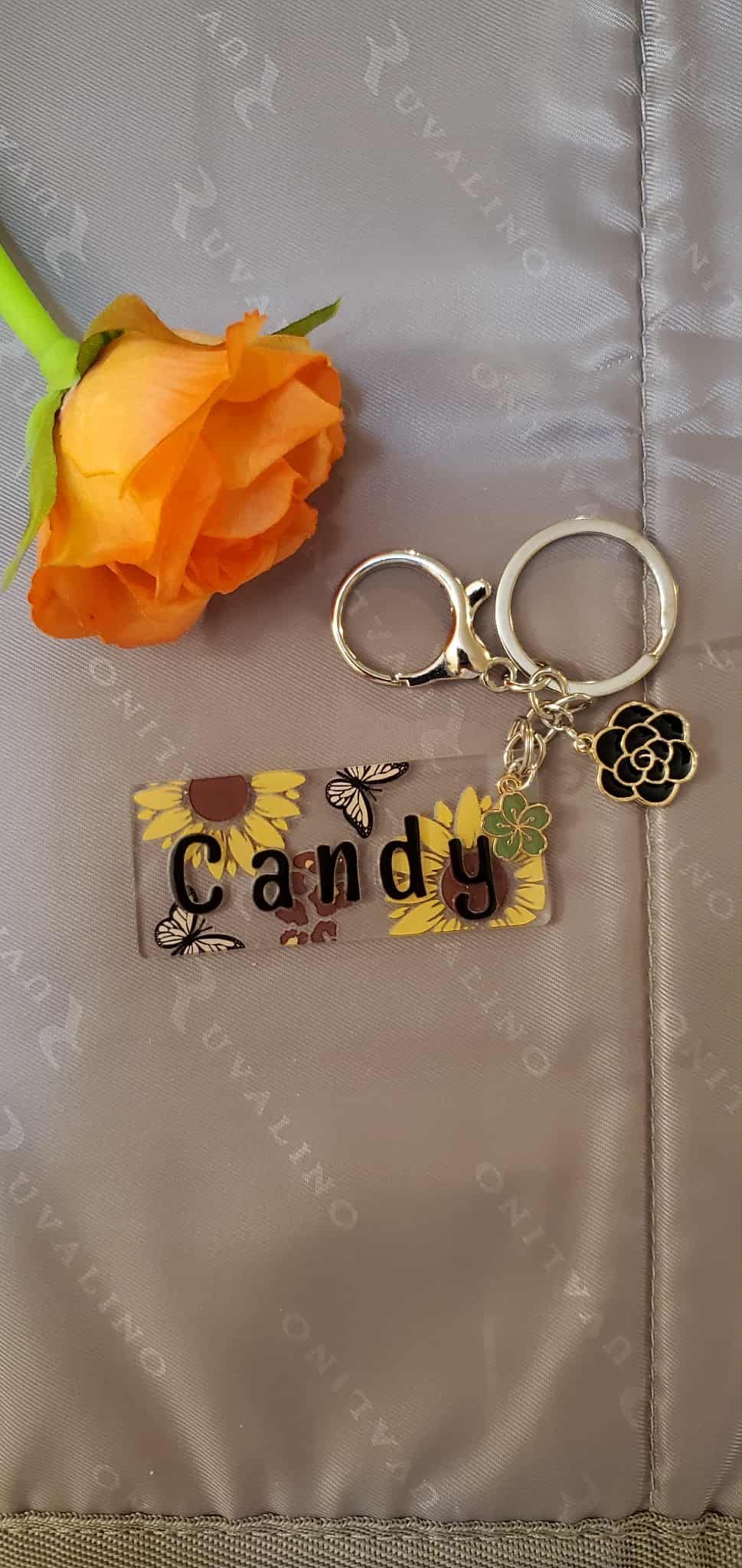 Personalized acrylic keychain
