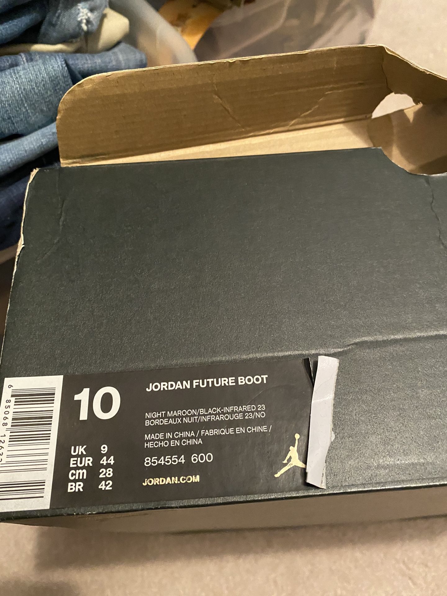 Nike Air Jordan Future Boot With Box Size 10