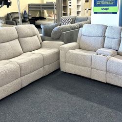 Light Gray Sofa And Loveseat 