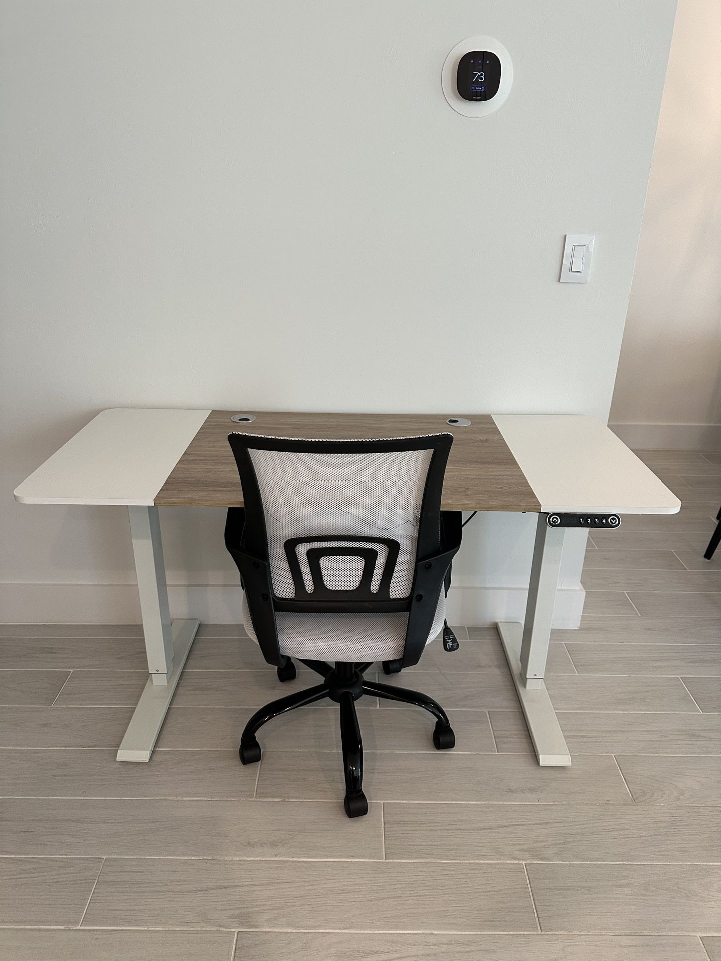 Adjustable Desk With Chair