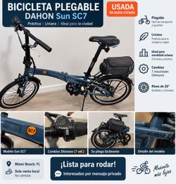Dahon Sun SC7 Folding Bike