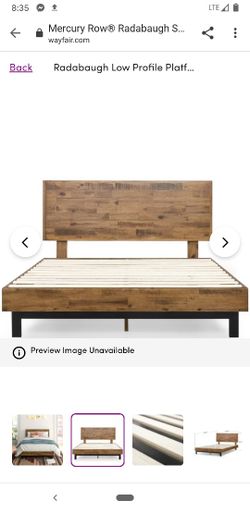 Queen Bedframe And Mattress (~1 Yr Old)