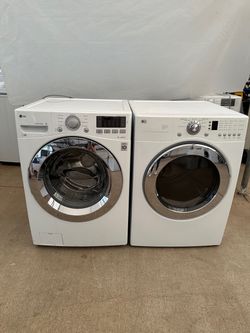 LG washer and gas dryer