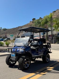 Registered golf cart