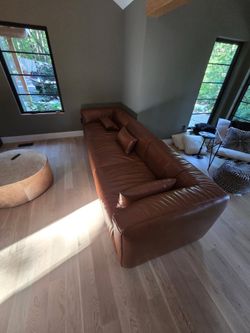 Leather sofa