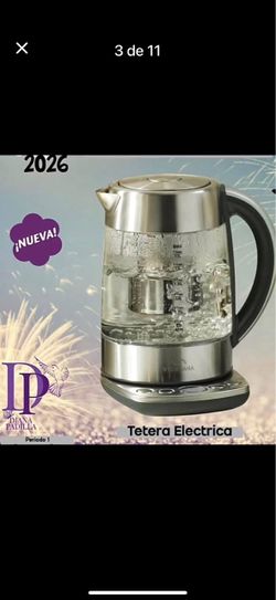Electric Glass Kettle Stainless Steel princess house