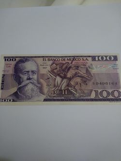 1974-1981 100 cien pesos