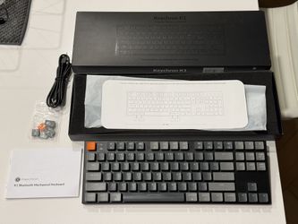 keychron k1 mechanical keyboard brown switch