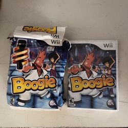 Nintendo Wii Boogie Game And Microphone Set 