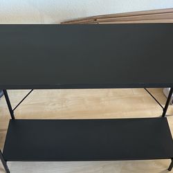 Black entryway table