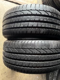 Pair of 245 35 20 Pirelli p zero tires