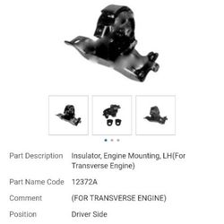 Motor Monts For Toyota Corolla 1(contact info removed)