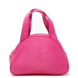 Authentic YSL Hot Pink Nylon Mini Handbag 