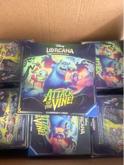Disney Lorcana: Attack of the Vine! Illumineer’s Trove Box – New & Sealed