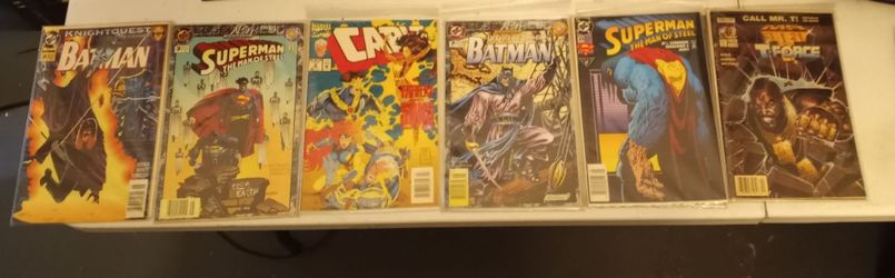 8 Vintage Comic Books