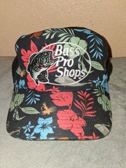 Bass Pro hat floral themed