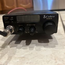 CB Radio For Hard Wire Into A Vehicle Comes With Car Plug In Too