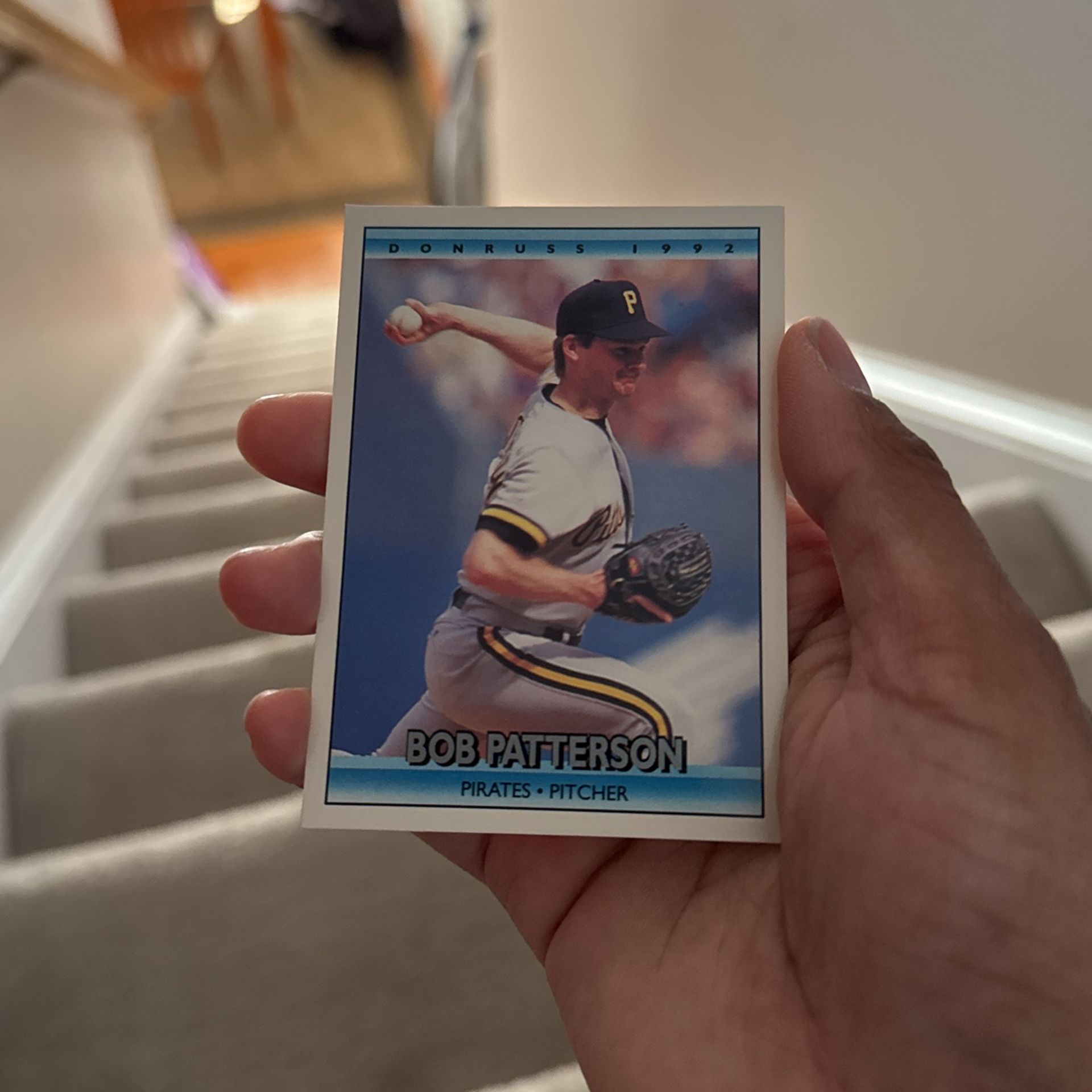 1992 Donruss Bob Patterson, Pittsburgh Pirates