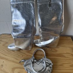 Women’s Shoes And Matching Purse